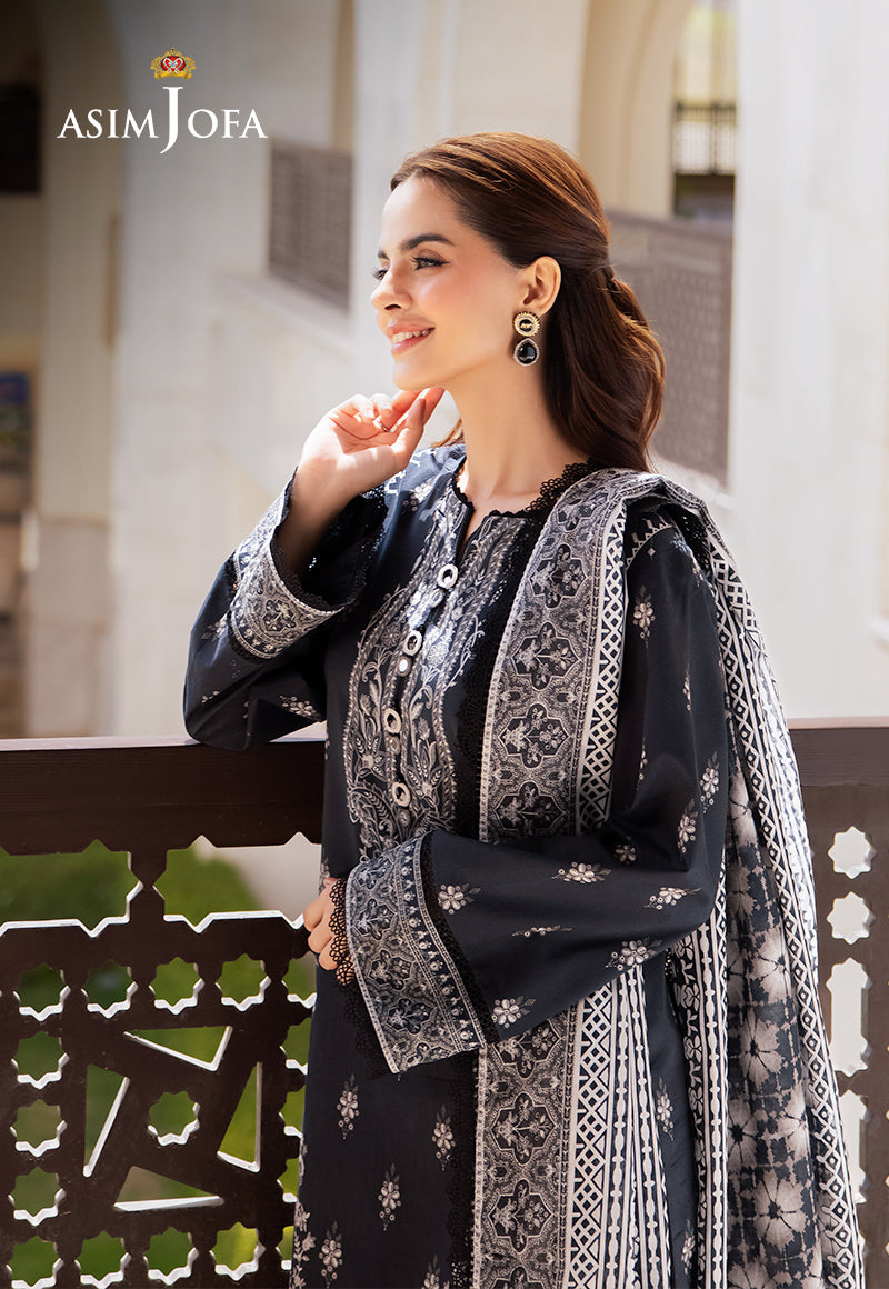 AJCM-05 PRINTED LAWN 3 PCS