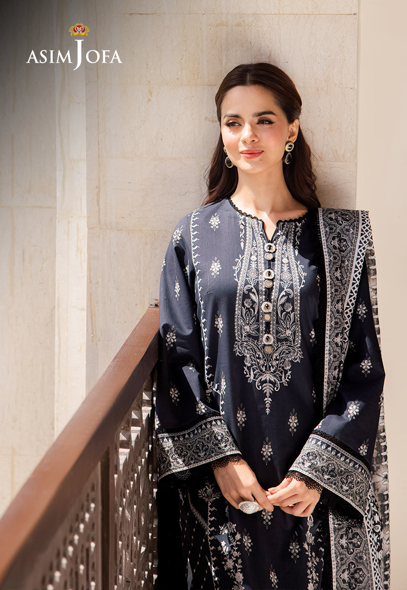 AJCM-05 PRINTED LAWN 3 PCS