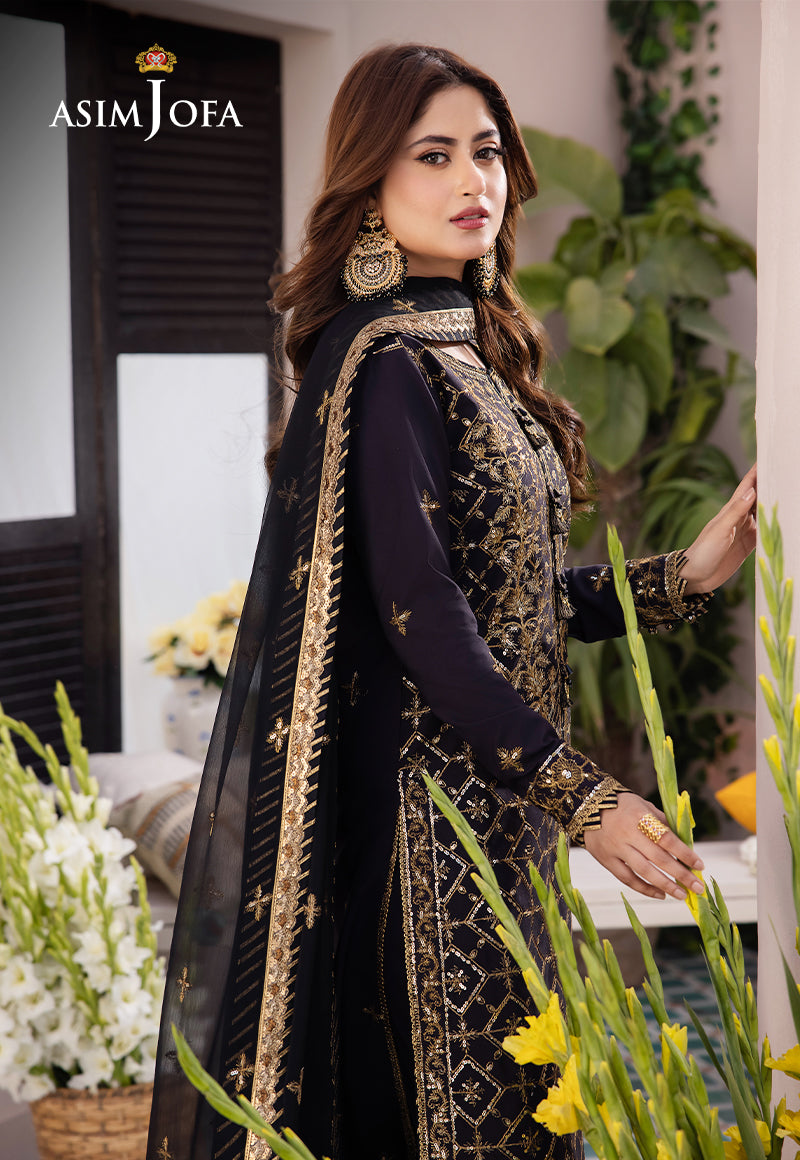 AJCF-04 EMBROIDERED BOSKI SILK 3 PCS