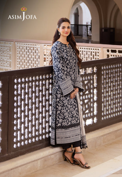 AJCM-07 PRINTED LAWN 3 PCS