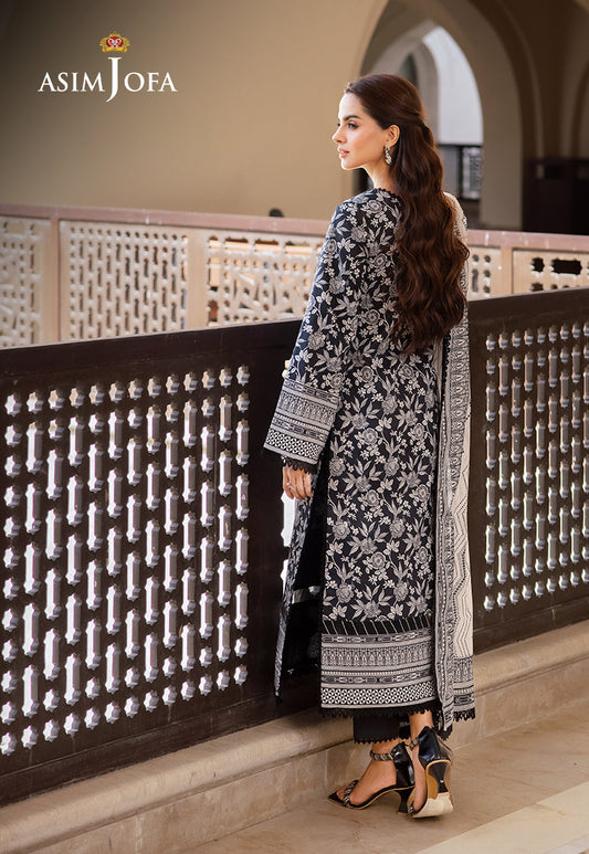 AJCM-07 PRINTED LAWN 3 PCS