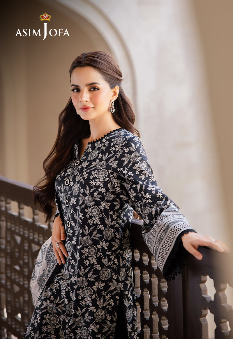 AJCM-07 PRINTED LAWN 3 PCS