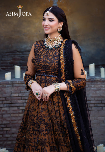 AJYV-08 EMBROIDERED NET 3 PCS