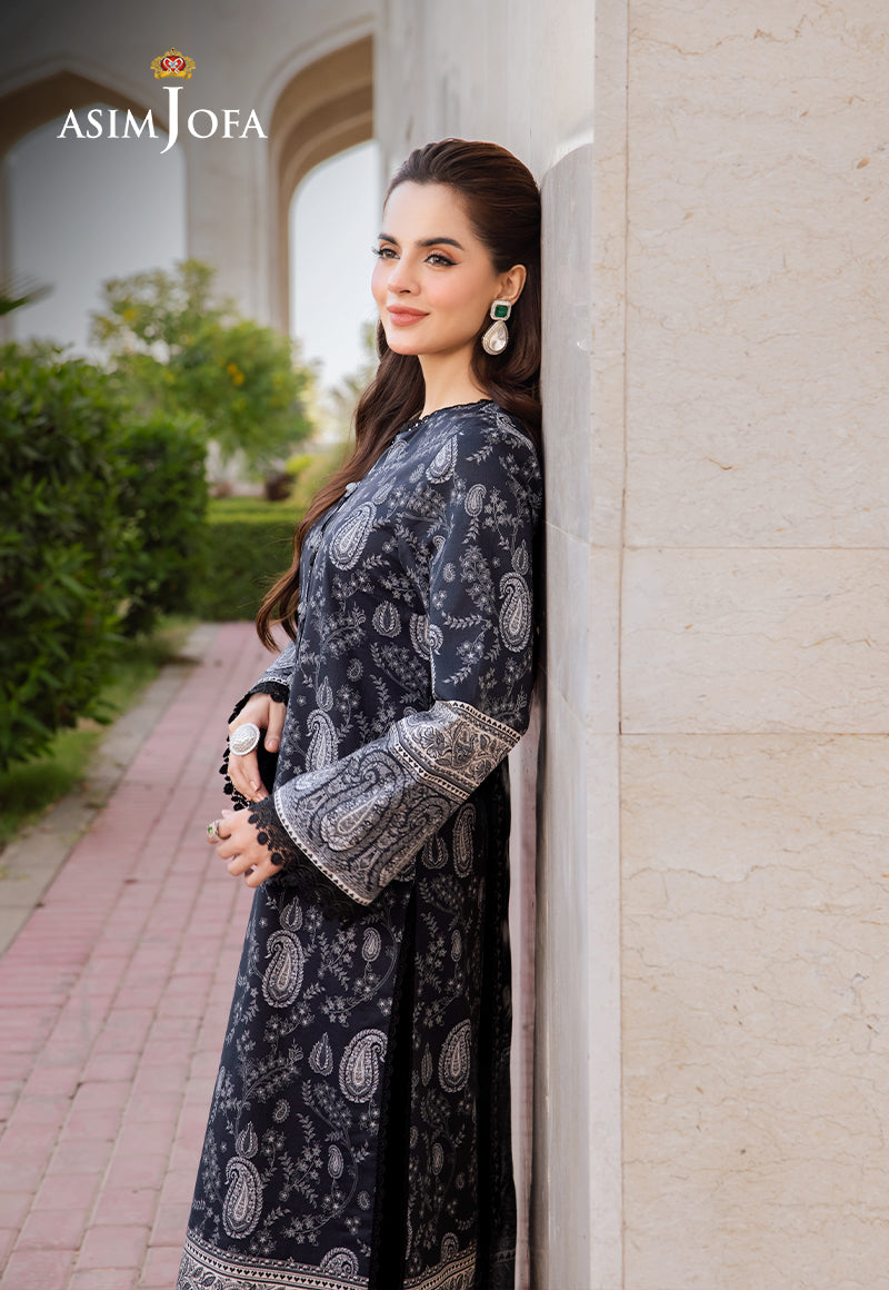 AJCM-09 PRINTED LAWN 3 PCS