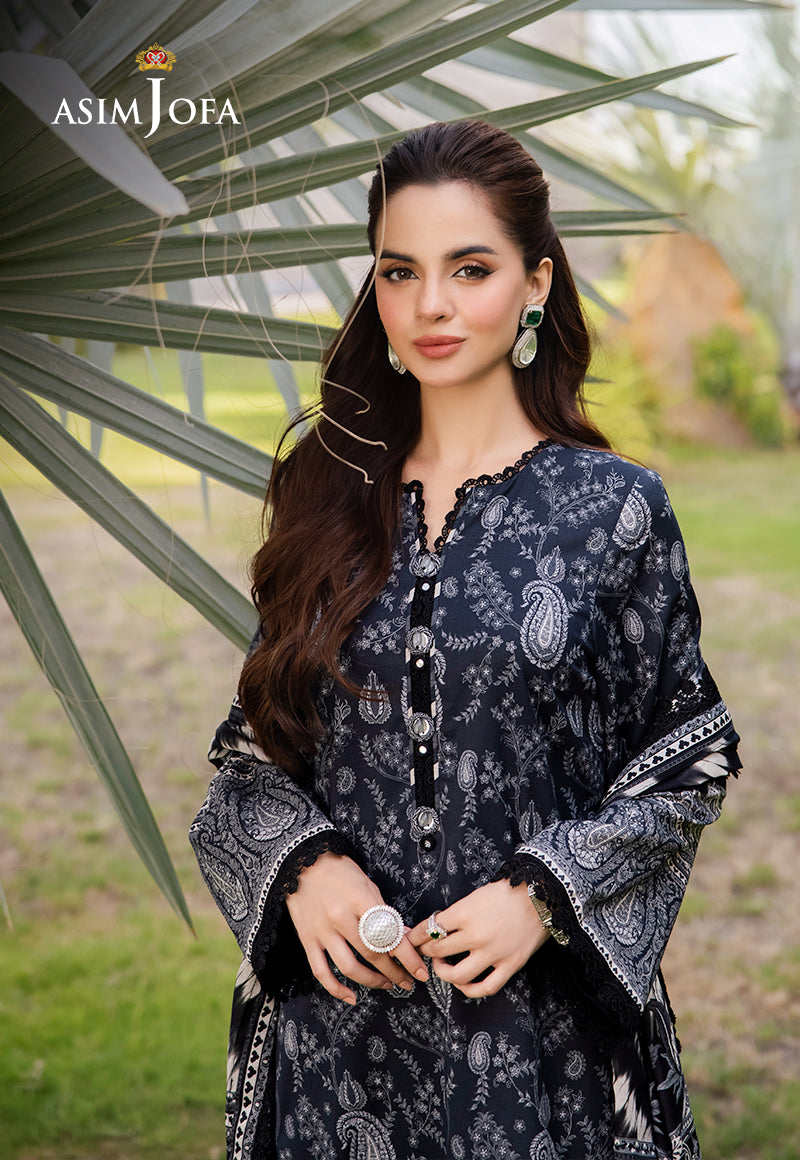 AJCM-09 PRINTED LAWN 3 PCS