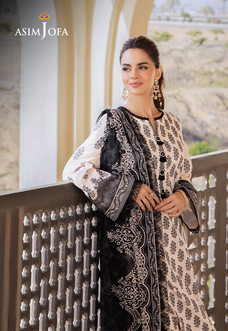 AJCM-02 PRINTED LAWN 3 PCS