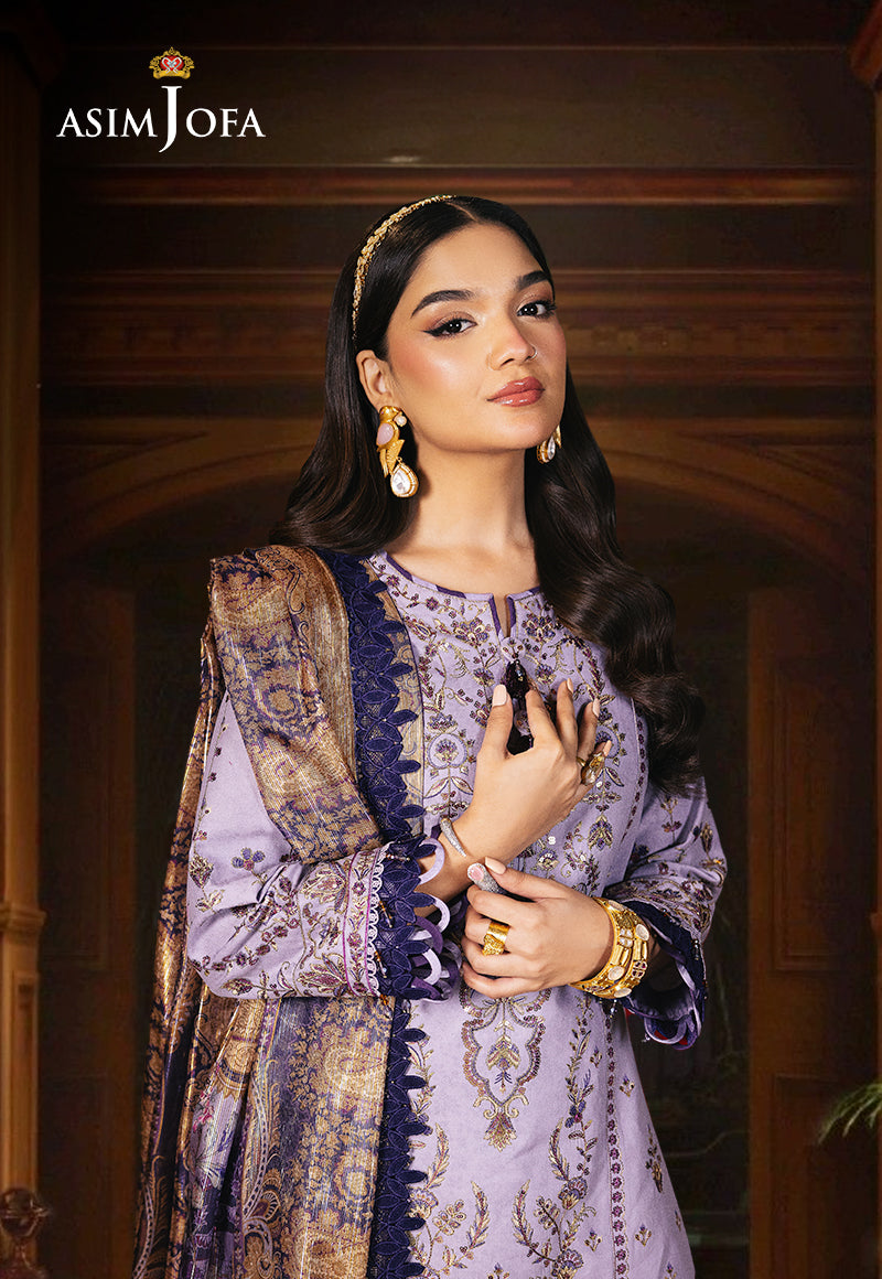 AJRA-19 EMBROIDERED JACQUARD  3 PCS