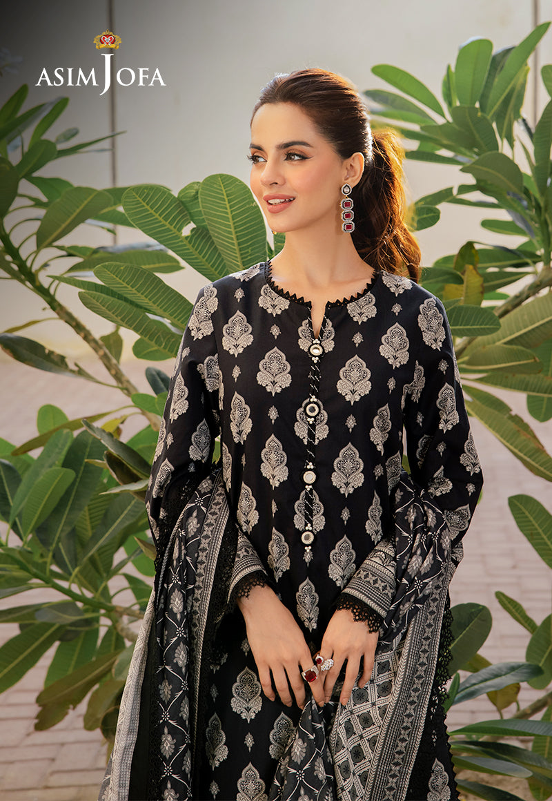 AJCM-06 PRINTED LAWN 3 PCS