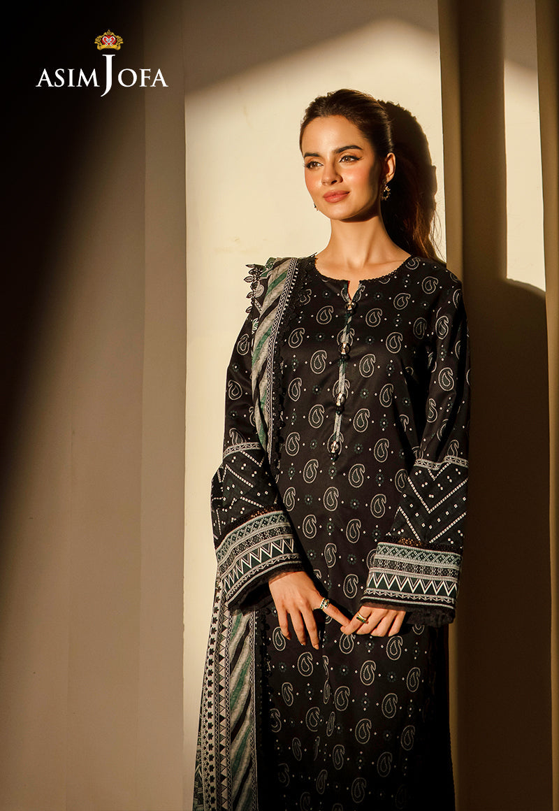 AJCM-01 PRINTED LAWN 3 PCS