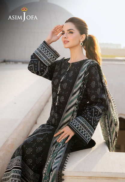 AJCM-01 PRINTED LAWN 3 PCS