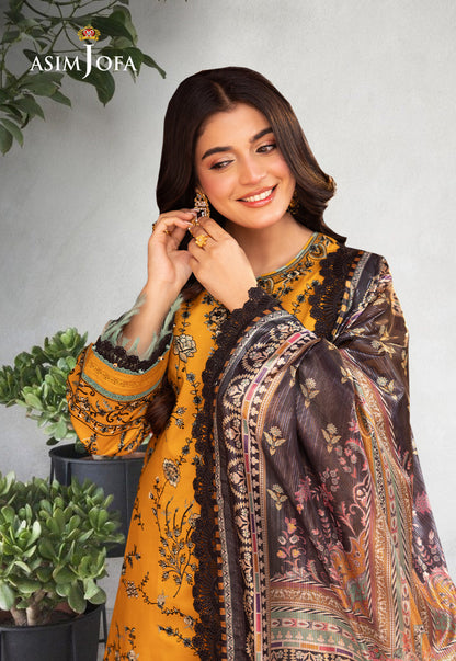 AJRA-07 EMBROIDERED LAWN  3 PCS