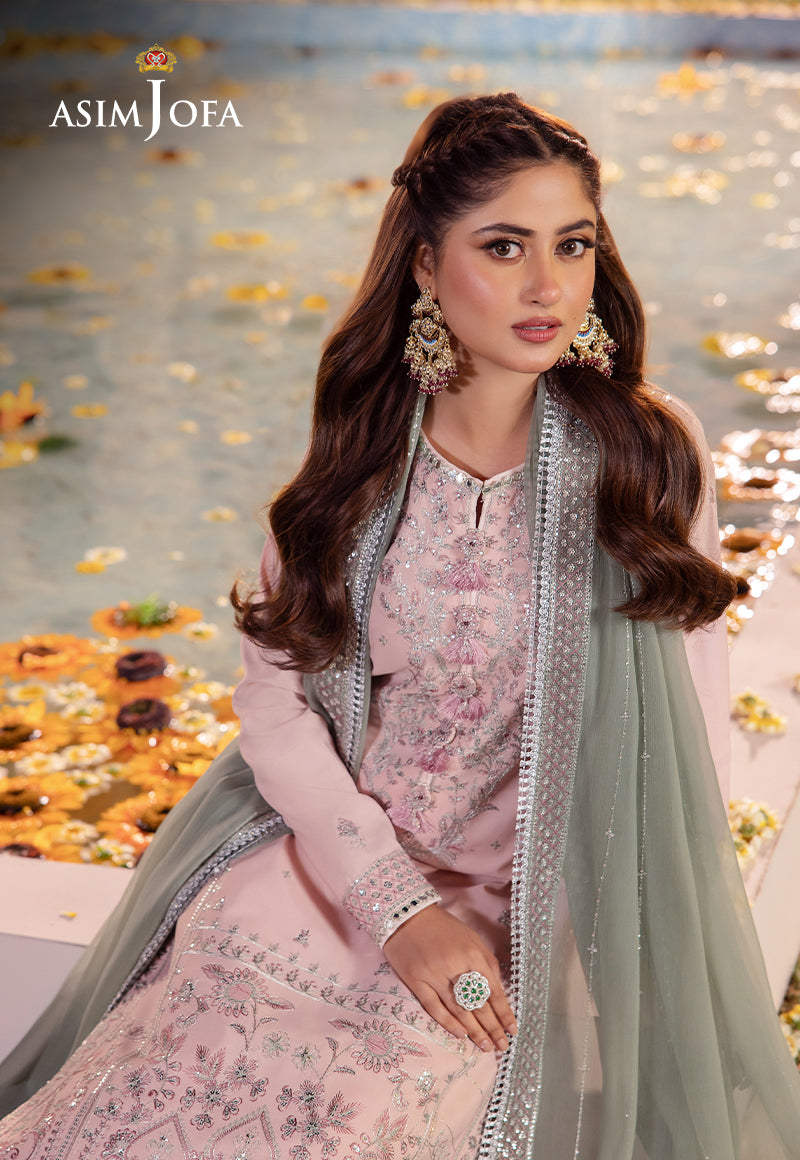 AJCFP-14 EMBROIDERED BOSKI SILK STITCHED 3 PCS