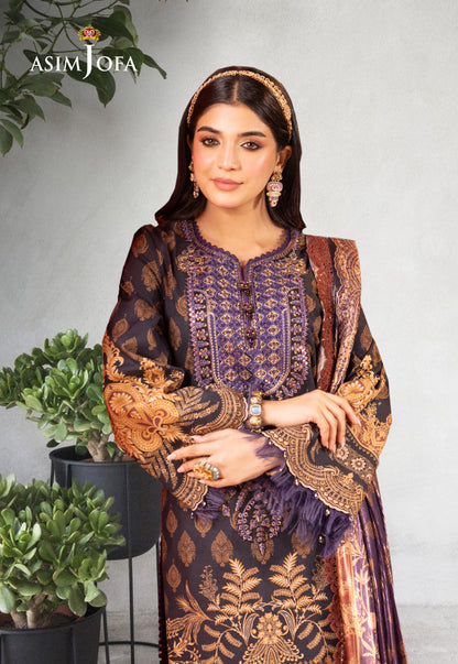 AJRA-01 EMBROIDERED JACQUARD 3 PCS