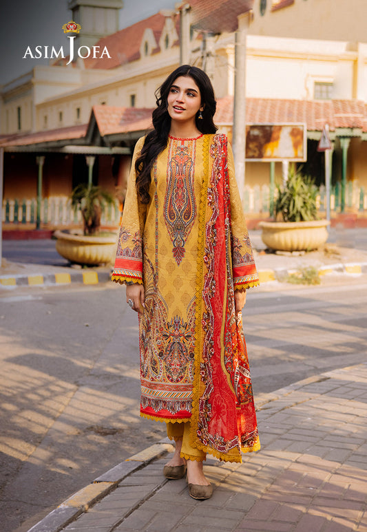 AJBB-08 PRINTED LAWN 3 PCS