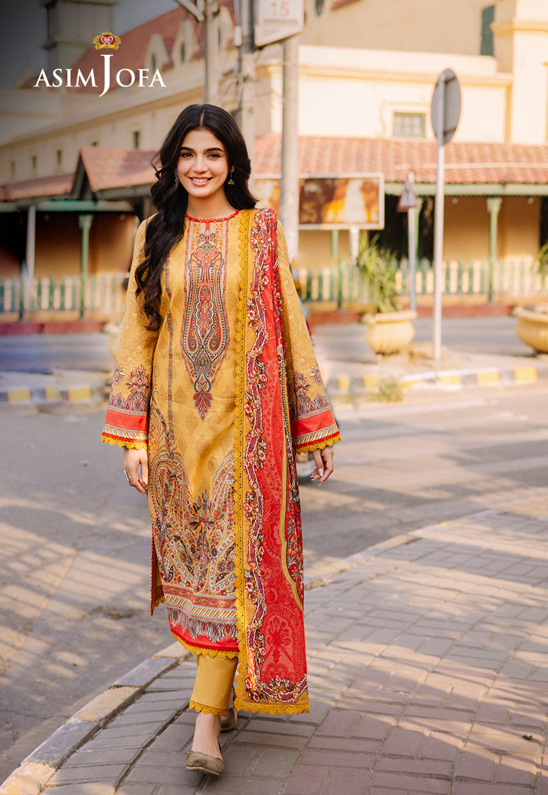 AJBB-08 PRINTED LAWN 3 PCS