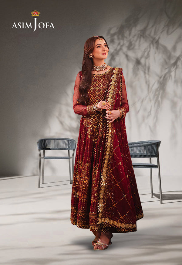 AJKK-13 EMBROIDERED NET 3 PCS