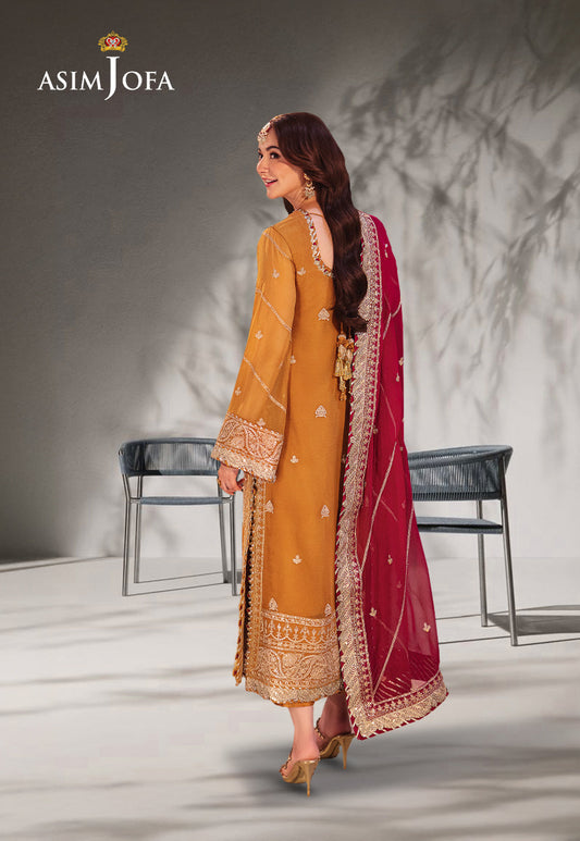AJKK-12 EMBROIDERED CHIFFON 3 PCS