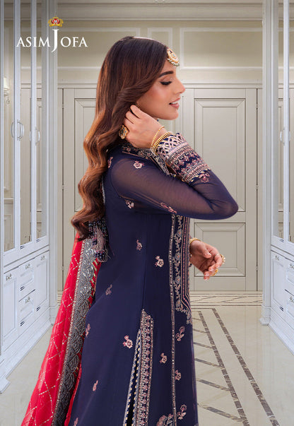 AJMJ-07 EMBROIDERED CHIFFON 3 PCS