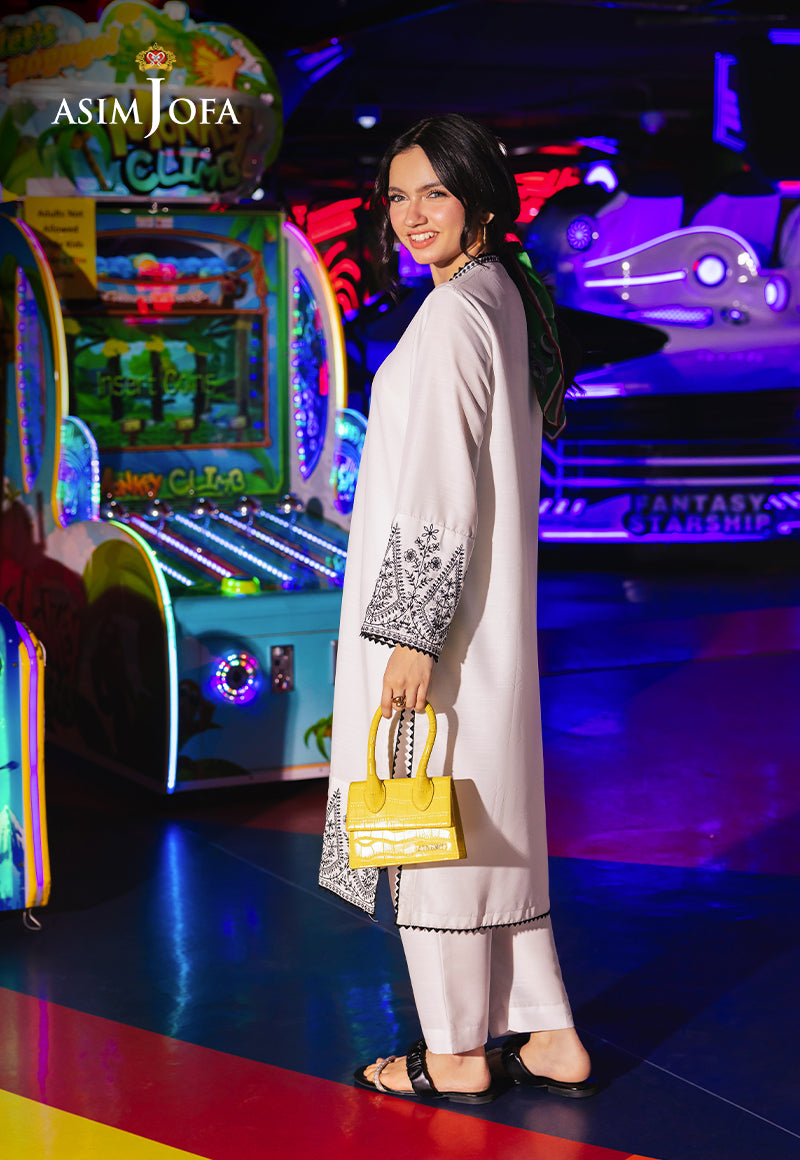 AJPB-65 EMBROIDERED RAW SILK 1PC