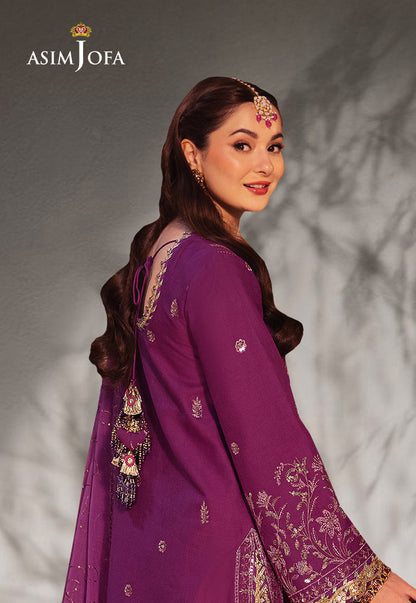 AJKK-07 EMBROIDERED TWISTED SILK 3 PCS