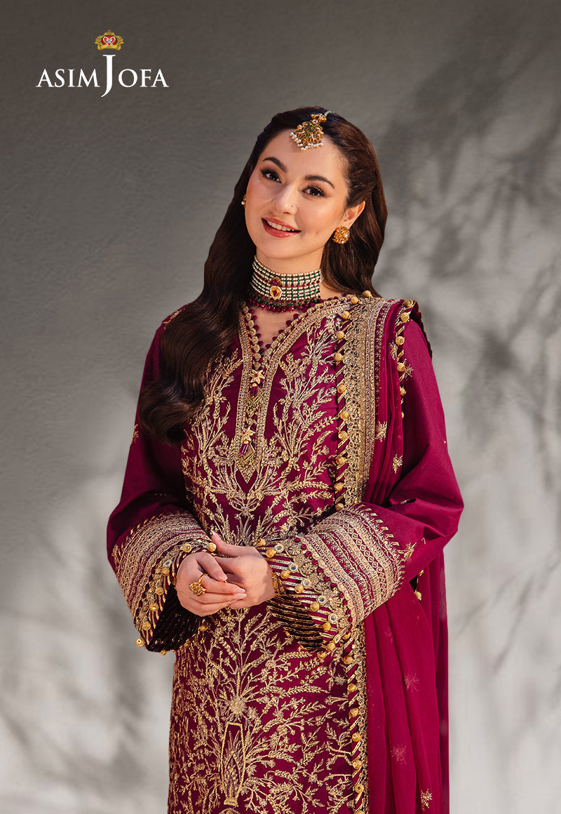 AJKK-03 EMBROIDERED TWISTED SILK 3 PCS