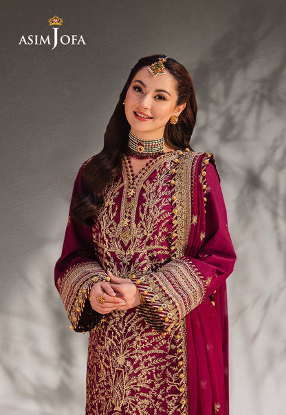 AJKK-03 EMBROIDERED TWISTED SILK 3 PCS