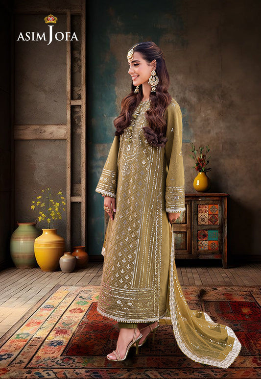 AJMJ-30 EMBROIDERED PAPER COTTON 3 PCS