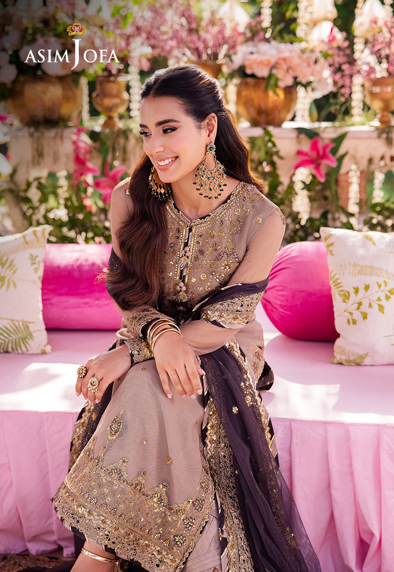 AJMJ-06 EMBROIDERED NET 3 PCS