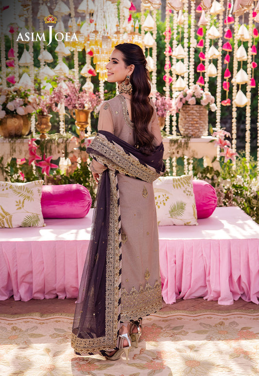 AJMJ-06 EMBROIDERED NET 3 PCS