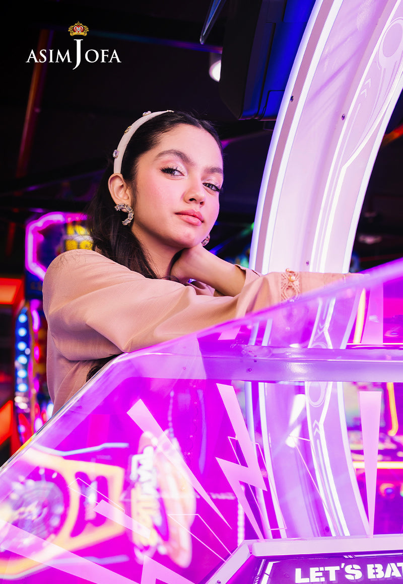 AJPB-67 EMBROIDERED RAW SILK 1PC