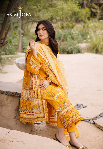 AJBU-22 PRINTED LAWN 3 PCS