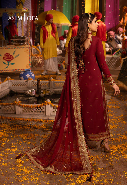 AJCDP-04 EMBROIDERED STITCHED 3 PCS