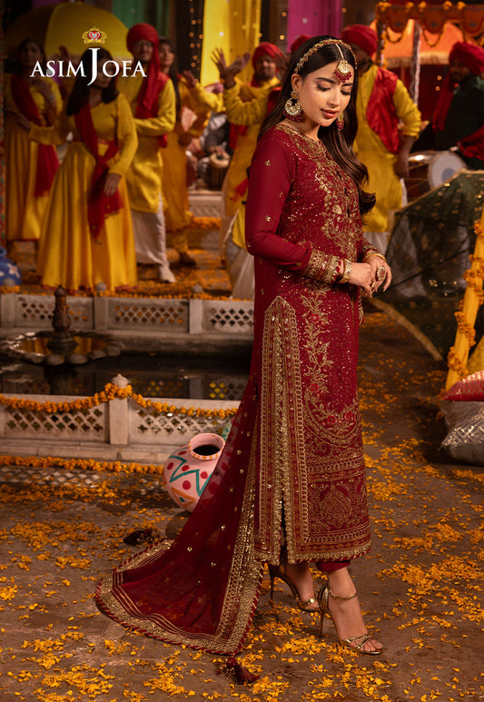 AJCDP-04 EMBROIDERED STITCHED 3 PCS