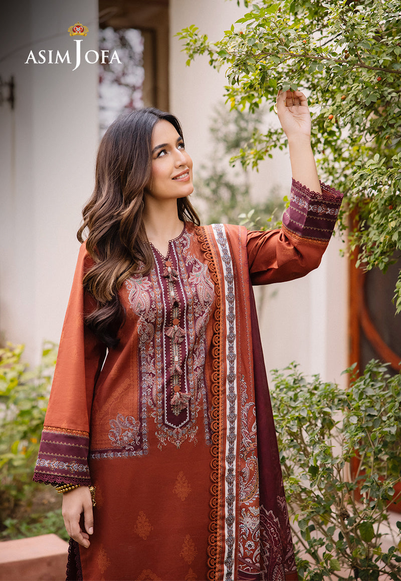 AJBU-01 PRINTED LAWN 3 PCS