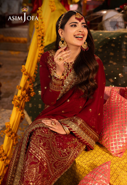 AJCDP-04 EMBROIDERED STITCHED 3 PCS