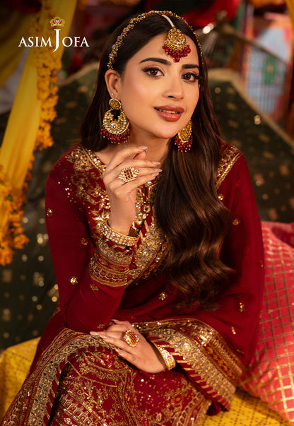 AJCDP-04 EMBROIDERED STITCHED 3 PCS