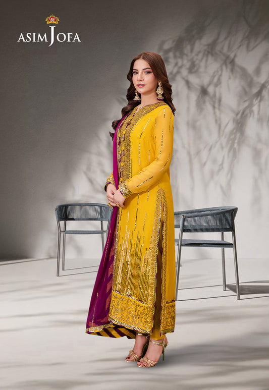 AJMJ-20 EMBROIDERED CHIFFON 3 PCS