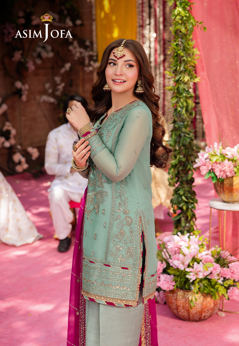 AJMJ-08 EMBROIDERED CHIFFON 3 PCS