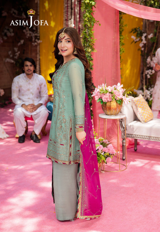 AJMJ-08 EMBROIDERED CHIFFON 3 PCS