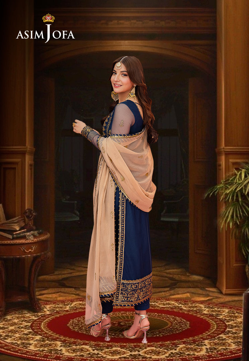 AJMJ-26 EMBROIDERED NET 3 PCS