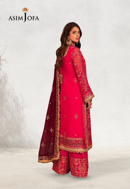 AJKK-11 EMBROIDERED CHIFFON 3 PCS