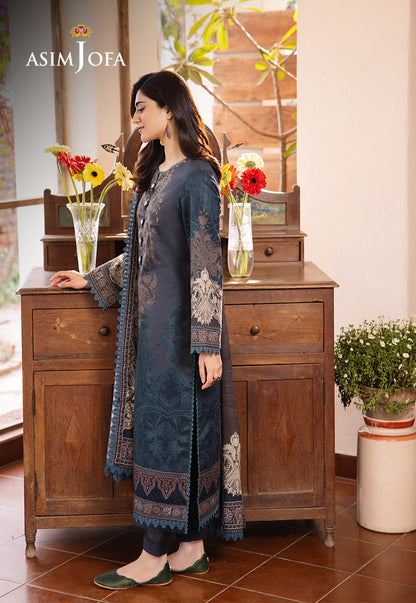 AJBU-11 PRINTED LAWN 3 PCS