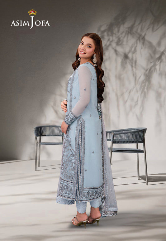 AJMJ-15 EMBROIDERED CHIFFON 3 PCS