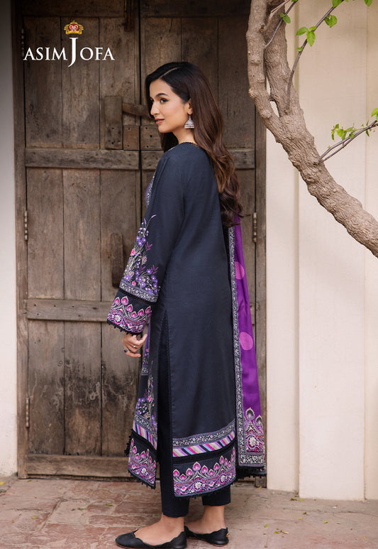 AJBU-15 PRINTED LAWN 3 PCS