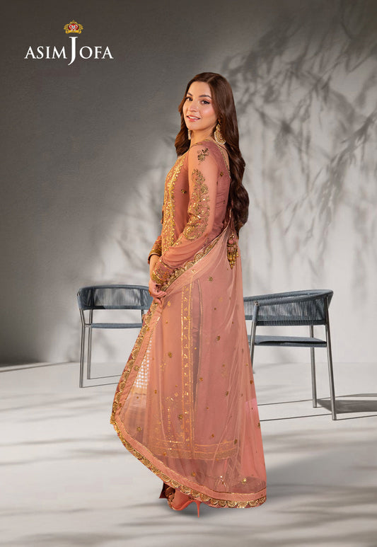AJMJ-25 EMBROIDERED NET 3 PCS