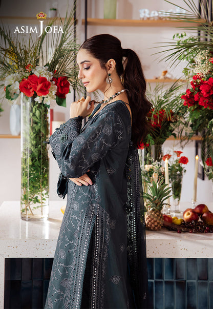 AJUR-01 EMBROIDERED LAWN 3 PCS