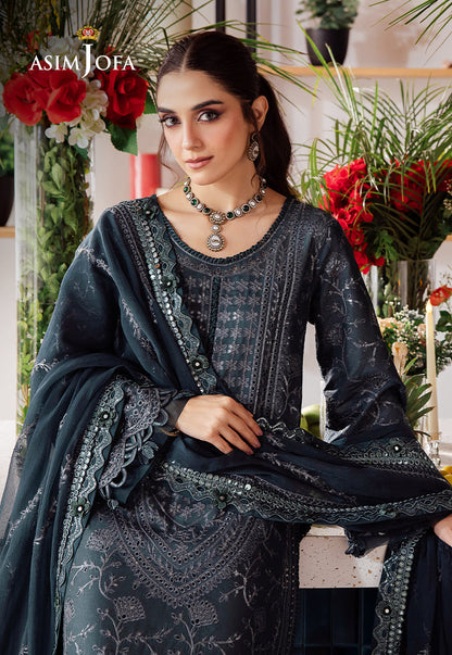 AJUR-01 EMBROIDERED LAWN 3 PCS
