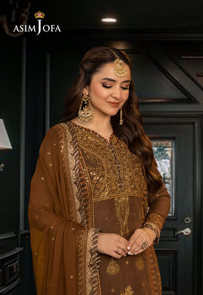 AJDA-11 EMBROIDERED PAPER COTTON 3 PCS