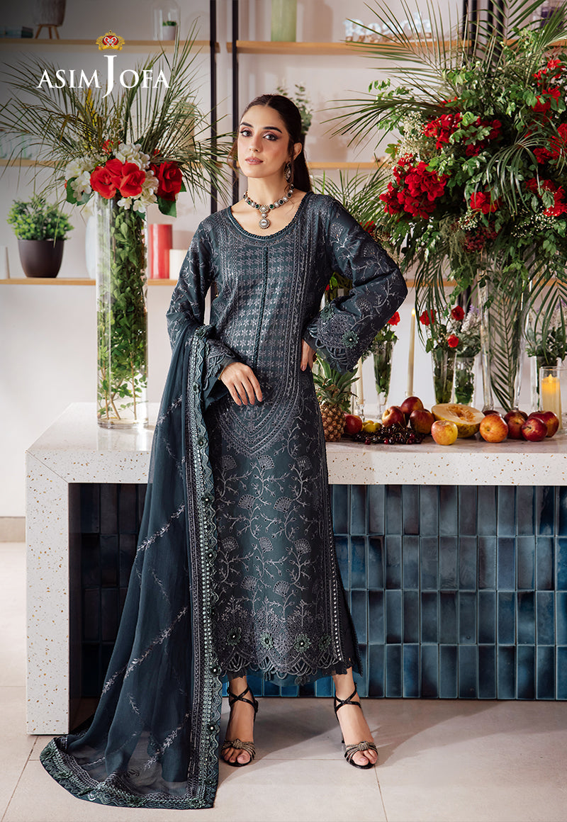 AJUR-01 EMBROIDERED LAWN 3 PCS