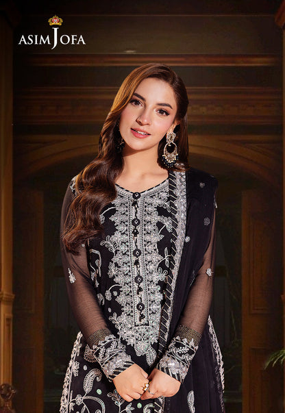 AJMJ-01 EMBROIDERED CHIFFON  3 PCS